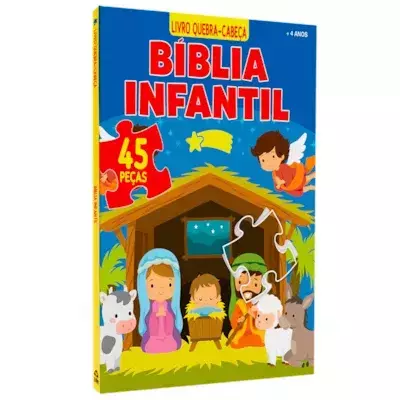 Livro Quebra-Cabeca | Biblia Infantil | Capa Dura