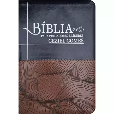 Biblia Para Pregadores e Lideres Geziel Gomes | ARC | Capa Luxo Marrom