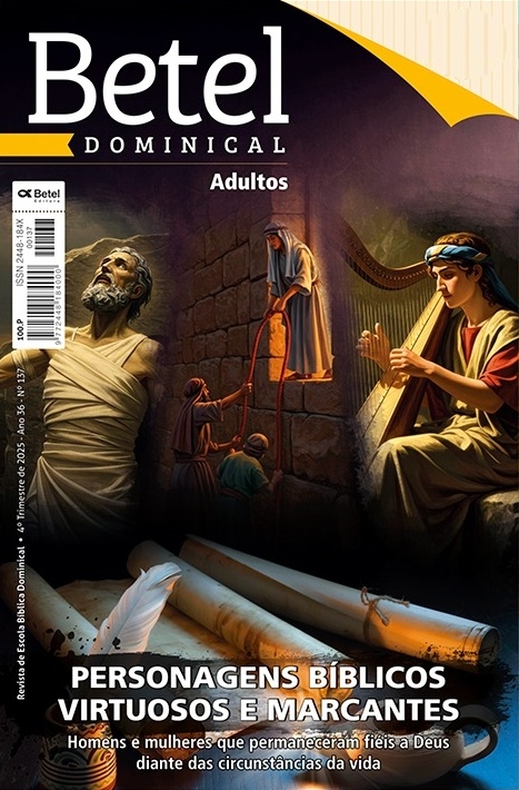 REVISTA BETEL DOMINICAL ADULTO PROFESSOR FORMATO GRANDE 4 TRI 25