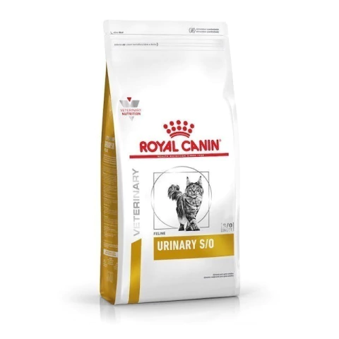 Bolsa de alimento seco para gatos Royal Canin Urinary S/O de 7,5 kg.