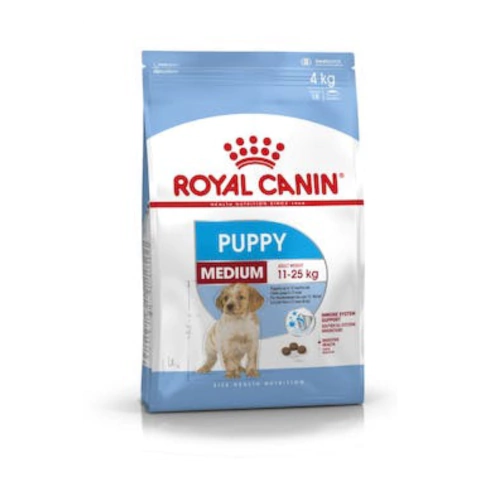 Bolsa de 3 kg de alimento seco Royal Canin Puppy para cachorros de raza mediana.