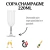 Imagen de Copa De Champagne 220ml Acrílico x 4 Unidades