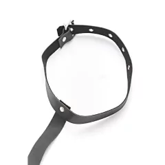 Inmovilizador Con Esposas De Mosquetón Regulable - Eco-Cuero Negro - Reflejo Mar Del Plata