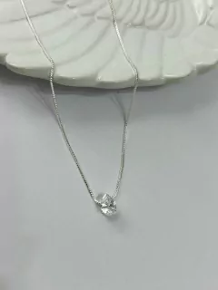 Colar Zircônia em Gota banhado a prata ,lindo e glamuroso ! - Tay paião Site, loja,  garantia de 1 ano acessórios de qualidade jóias e semijoias, Entrega mais rápida do BRASIL