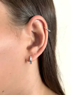 Argola Cartier - Banhado a Prata - comprar online