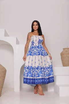 Vestido lastex estampado na internet