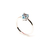 Ring in Silver with Blue Topaz - buy online