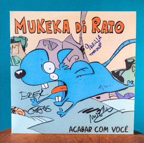 VINIL 12" AUTOGRAFADO - "ACABAR COM VOCÊ" MUKEKA DI RATO