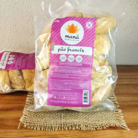 Pão francês congelado (4 unidades) • 300g