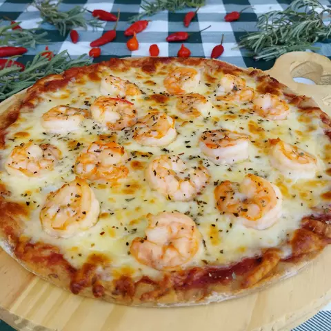 Pizza congelada de camarão (25cm) • 600g - comprar online