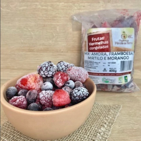 Mix de frutas vermelhas orgânicas congeladas • 400g - comprar online