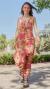 Vestido Largo con Volado