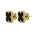 Aretes Clover Black - tienda en línea