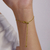 Pulsera Florecita Dorada - tienda en línea