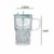 Vaso de Vidrio con Sorbete Hello Panda - 400ml en internet