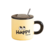 Taza De Cerámica Good Mood + Cucharita 400ml - tienda online