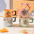 Set x4 Tazas De Cerámica Tom y Jerry 280ml - comprar online