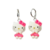 Aritos Colgantes Acero Quirúrgico Sanrio Hello Kitty