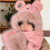 Gorro Bufanda Calentito 3 en 1 Osito Cute