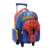Mochila Infantil Con Carro Spiderman 17"