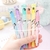 Marcador Glitter Doble Punta con Sello