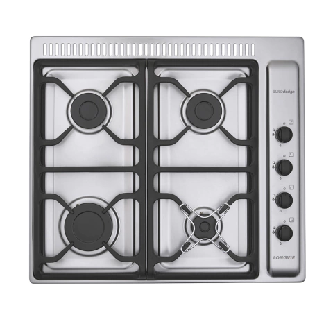 Anafe A Gas 60cm Empotrable A6600gf - Longvie Grafito