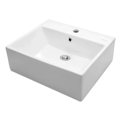 Bacha Apoyo Rectangular A117 1 Agujero Lavatorio - Piazza