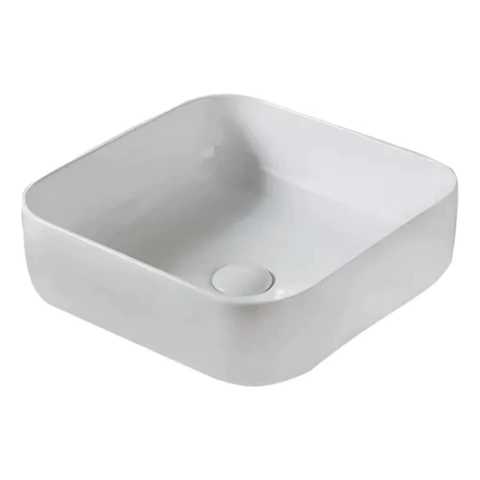 Bacha Apoyo Cuadrada A423 Lavatorio Pileta Baño - Piazza