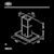 Campana De Pared Extractor Purificador Isla LT - TST - FULL HOGAR BLACK