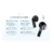 QCY - Auriculares T20 AilyPods - Negro - Dop Store