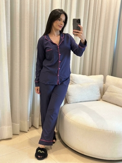 Azul marinho com pink