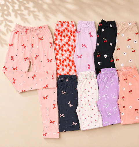 Calza modal soft estampada niña