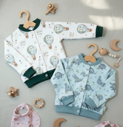 Campera rústica estampada bebe premium - comprar online