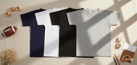 Curva surtida- Remera lisa escolar algodón premium unisex - comprar online