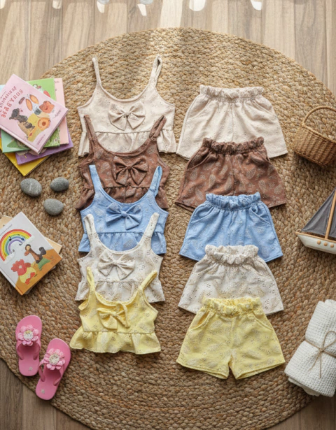 Conjunto lola con moño niña - comprar online