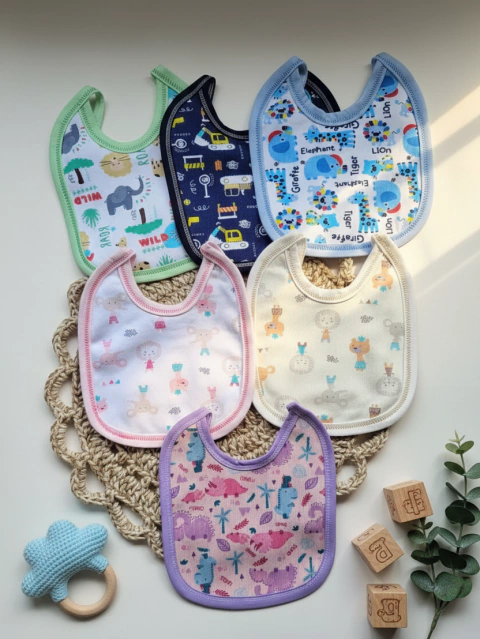 Docena baberos algodón - comprar online