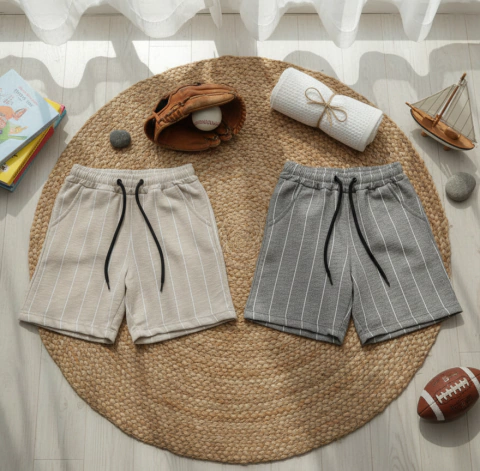 Curva surtida-Bermuda niño cey rayado premium - comprar online