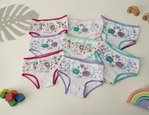 Docena bombacha nena del 4 al 6 - comprar online