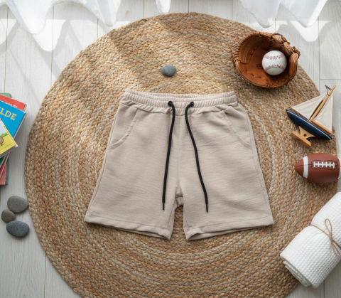 Bermuda lino cey con spandex niño - comprar online