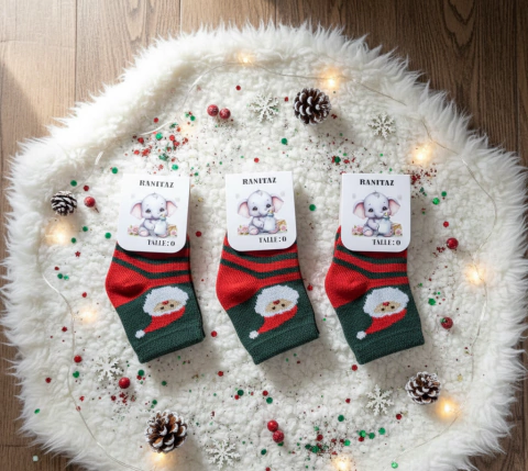 Medias navideñas talle 0 - comprar online