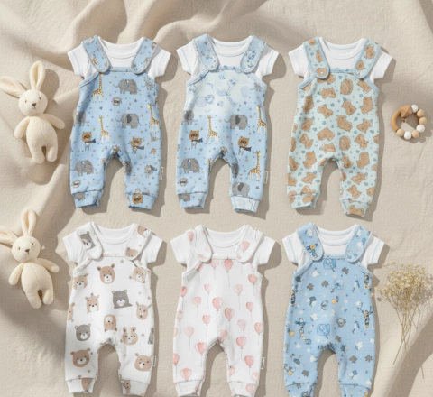 Curva- Dúo jardinero + body mc bebes - comprar online