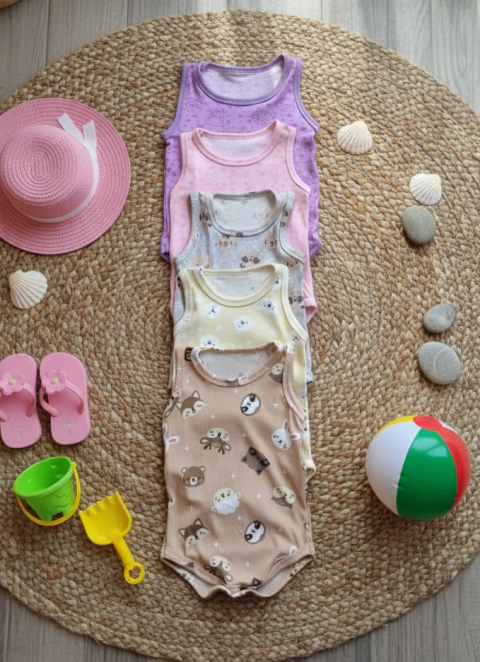 Body musculosa morley estampado beba - comprar online