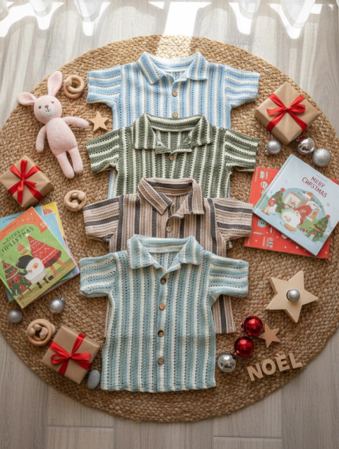 Camisa crochet bebe - comprar online