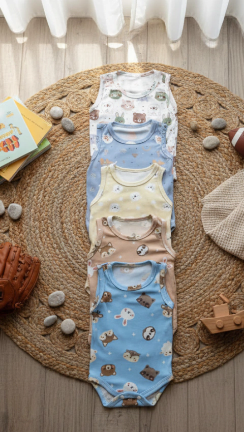 Body musculoso morley estampado bebe - comprar online