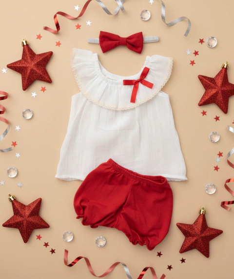 Conjunto paisana 3 piezas beba - comprar online