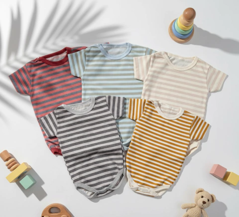 Curva surtida- Body jersey rayas bebe - comprar online