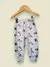 Curva-Pantalon algodón estampado con puño bebe - Pica Pica