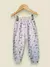 Curva-Pantalon algodón estampado con puño bebe - tienda online