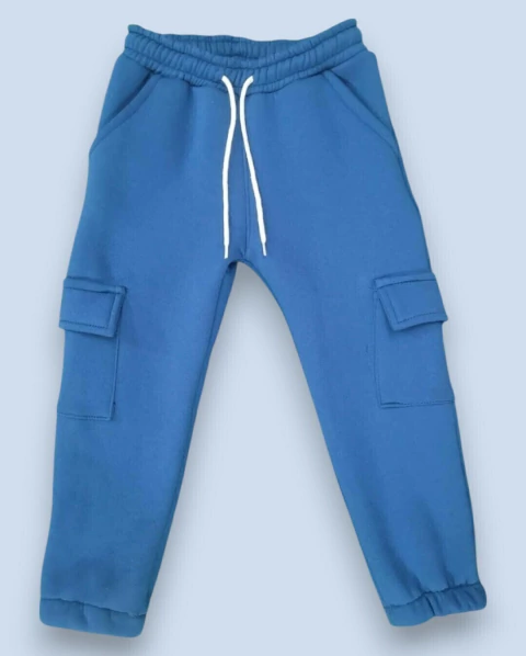 Joggin cargo frisa peinada doble premium - comprar online