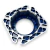 Flange de saída azul para redutor de velocidade tam 63